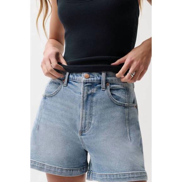 PISTOLA Pants - NEW PISTOLA aoki high rise a line short with detail in terrace